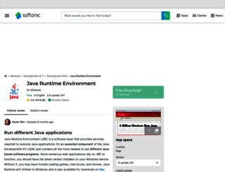 java-runtime-environment.en.softonic.com screenshot