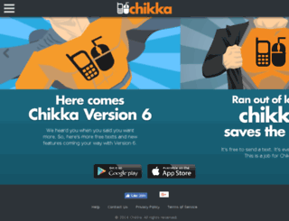 java.chikka.com screenshot