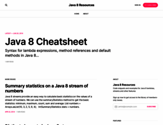 java8.org screenshot