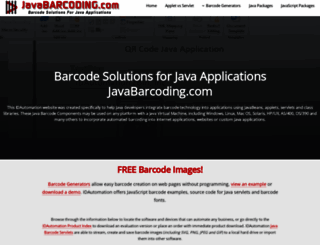 javabarcoding.com screenshot