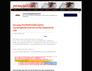 javabynataraj.blogspot.com screenshot