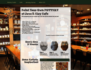 javaclaycafe.com screenshot