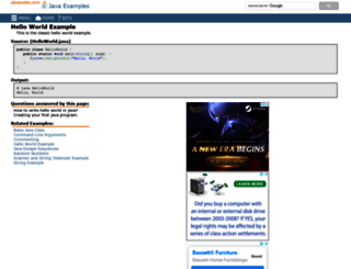 javacodex.com screenshot