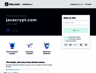javacrypt.com screenshot