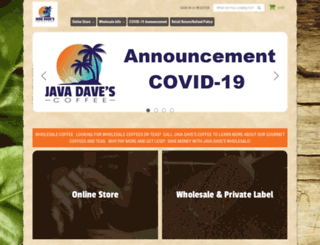 javadavescoffee.com screenshot