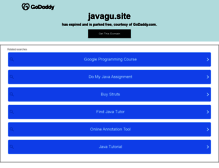 javagu.site screenshot
