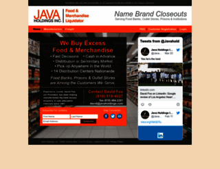 javaholdings.com screenshot