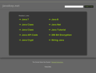 javakey.net screenshot