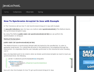 javalschool.com screenshot