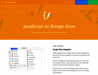 javascript.editey.com screenshot