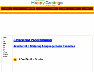 javascript.happycodings.com screenshot