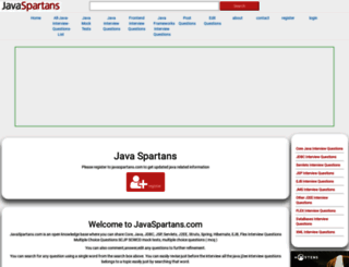 javaspartans.com screenshot