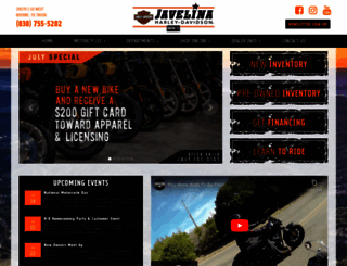 javelinaharley.com screenshot