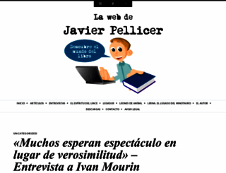 javierpellicerescritor.com screenshot