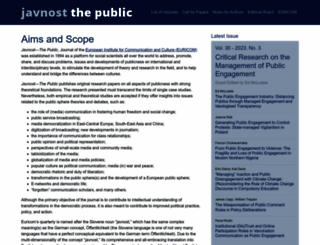 javnost-thepublic.org screenshot