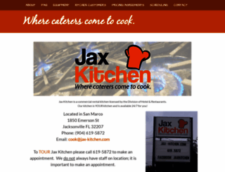 jax-kitchen.com screenshot