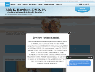 jaxbeachdentist.com screenshot