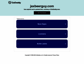 jaxbeerguy.com screenshot