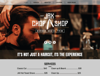 jaxchopshop.com screenshot