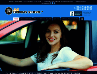 jaxdrivingschool.com screenshot