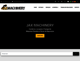 jaxmachinery.com screenshot