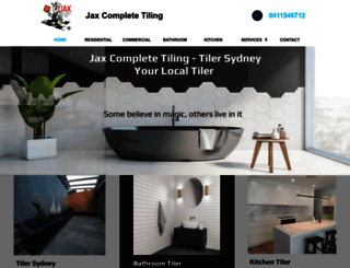 jaxtiling.com.au screenshot