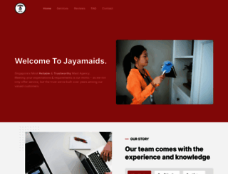 jayamaids.com screenshot