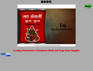 jayambajikumkum.com screenshot
