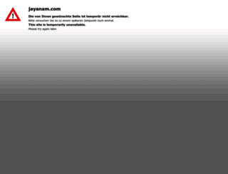 jayanam.com screenshot