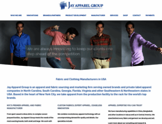 jayapparelgroup.com screenshot
