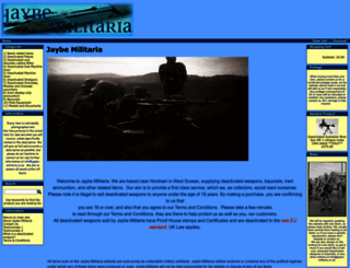 jaybe-militaria.co.uk screenshot