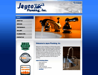 jaycoplumbing.com screenshot