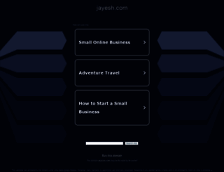 jayesh.com screenshot