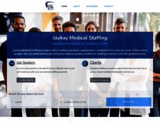 jaykaymedicalstaffing.com screenshot