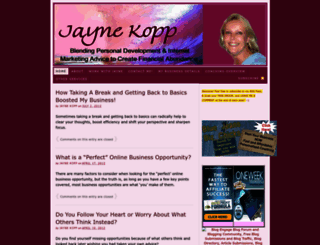 jaynekopp.com screenshot