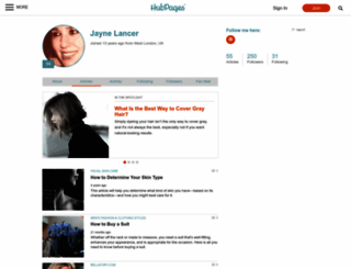 jaynelancer.hubpages.com screenshot