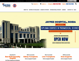 jaypeehealthcare.com screenshot