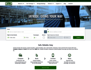 jayride.com.au screenshot