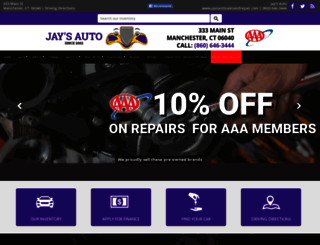 jaysautosalesandrepair.com screenshot