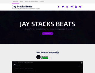 jaystacksbeats.com screenshot