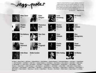 jazz-quotes.com screenshot