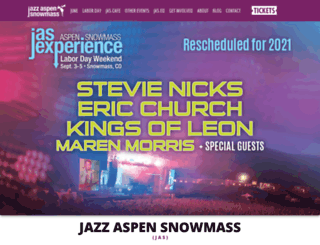 jazzaspen.org screenshot