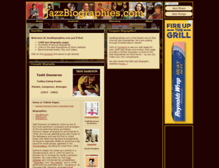 jazzbiographies.com screenshot