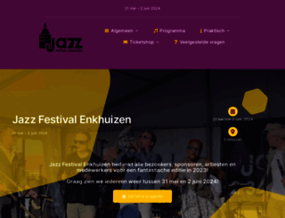 jazzfestivalenkhuizen.nl screenshot