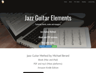 jazzguitarelements.com screenshot