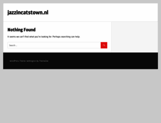 jazzincatstown.nl screenshot