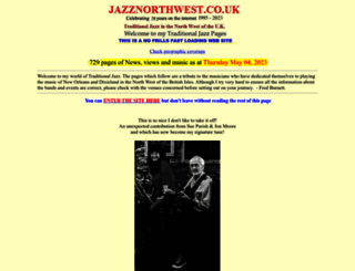jazznorthwest.co.uk screenshot