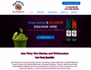 jazzpartyhire.com.au screenshot