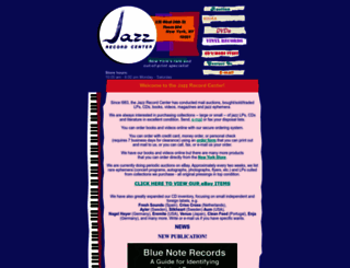 jazzrecordcenter.com screenshot