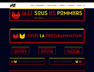 jazzsouslespommiers.com screenshot